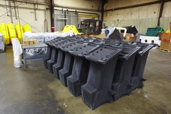 Rotomold Parts Awaiting Assembly