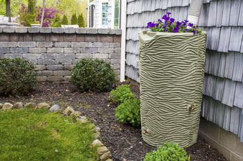 Rotationally molded Plastic Rain Barrel